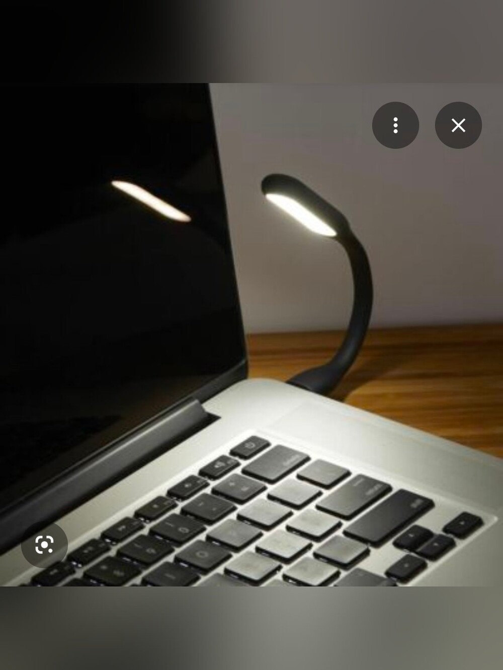 Portable Flexible USB LED Reading Light - Black BNIB